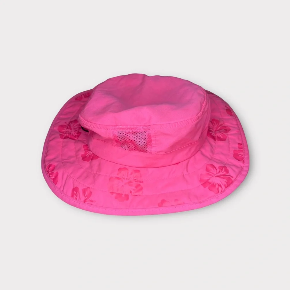 Sun Protection Zone Pink Floral Hat